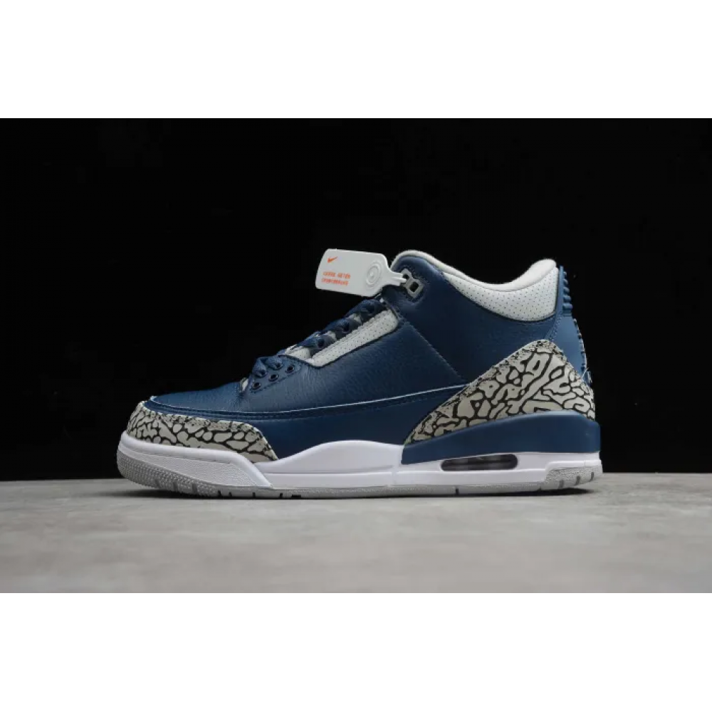 Air Jordan 3 Blue Gris