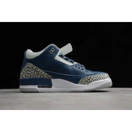 Air Jordan 3 Blue Gris