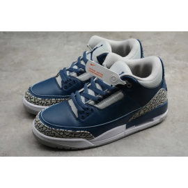 Air Jordan 3 Blue Gris