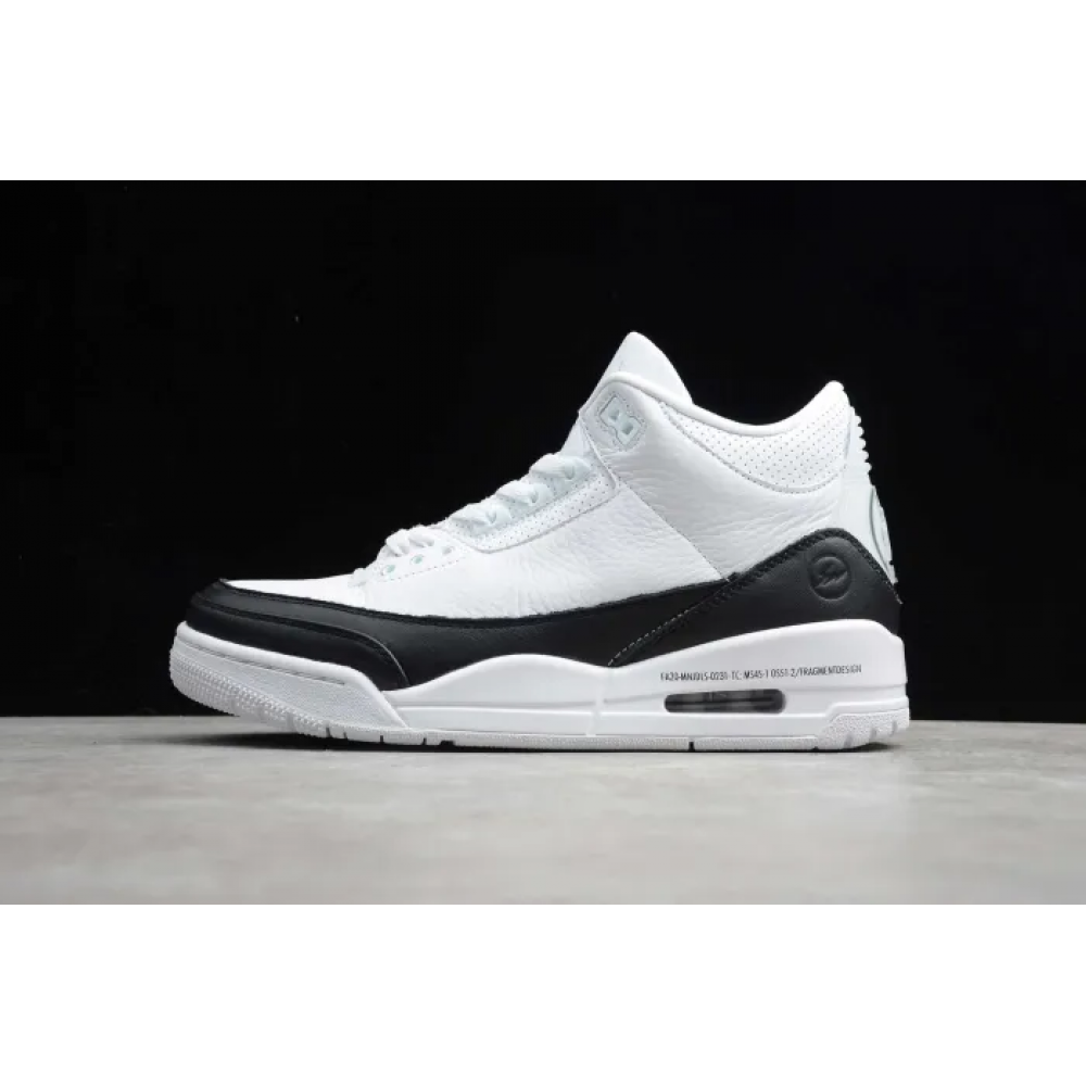 Fragment Design x Air Jordan 3 Negro Blanco