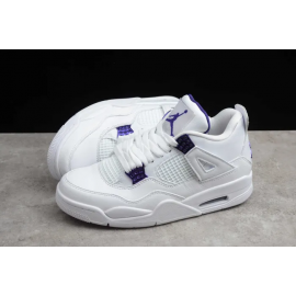 Air Jordan 4 Morado Metalico