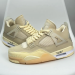 OFF-WHITE x Air Jordan 4 SP WMNS “Sail”