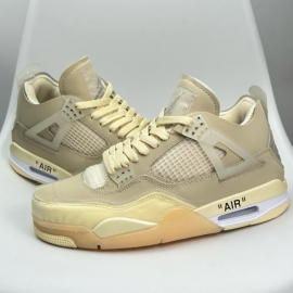 OFF-WHITE x Air Jordan 4 SP WMNS “Sail”