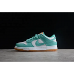 SB Dunk Low White Turquoise Verde Naranja