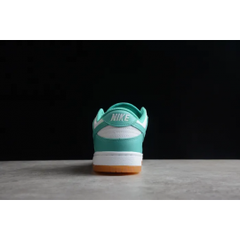 SB Dunk Low White Turquoise Verde Naranja