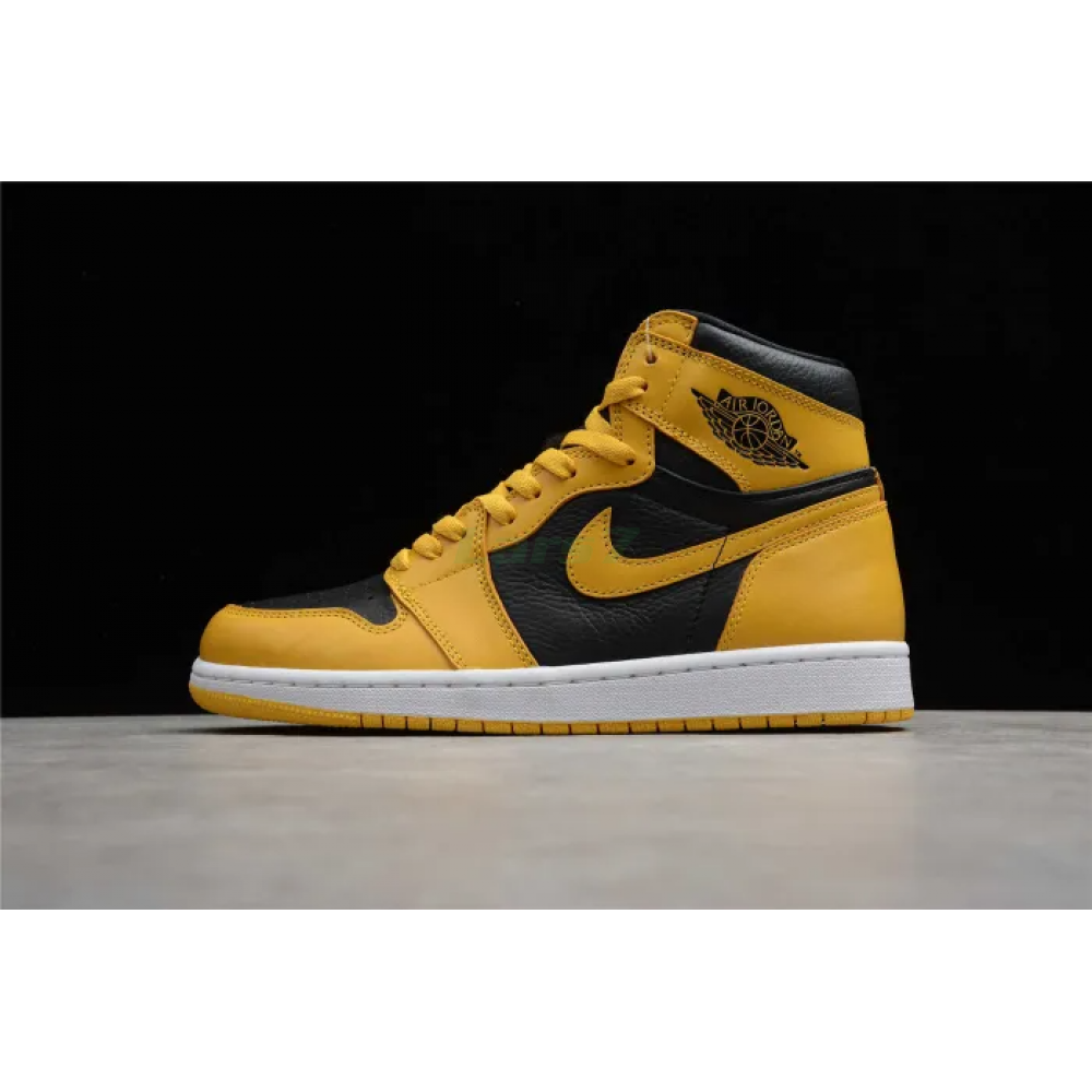 Air Jordan 1 Corte Alto OG “Pollen” Negro Amarillo