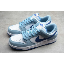 SB Dunk Low Blanco Azul