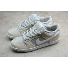 SB Dunk Low Summit White Wolf Grey