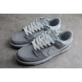 SB Dunk Dior Wolf Grey White