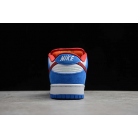 SB Dunk Low Blanco Azul Rojo