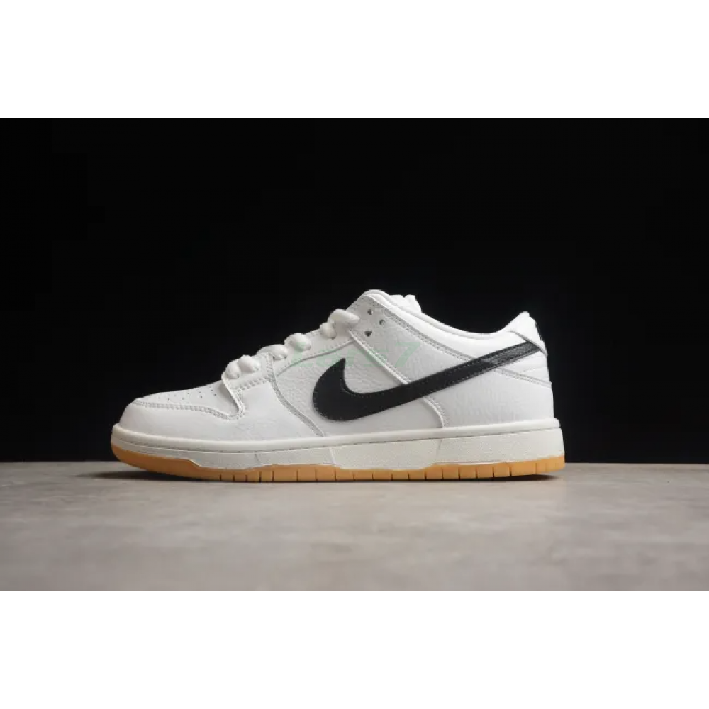 SB Dunk Low Pro lso White Gum Negro Blanco