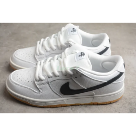 SB Dunk Low Pro lso White Gum Negro Blanco