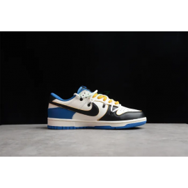 OW x SB Dunk Low Retro Royal Azul Blanco Negro