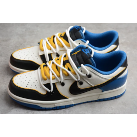 OW x SB Dunk Low Retro Royal Azul Blanco Negro