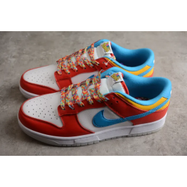 SB Dunk Low Cereal de Frutas Blanco Azul Rojo