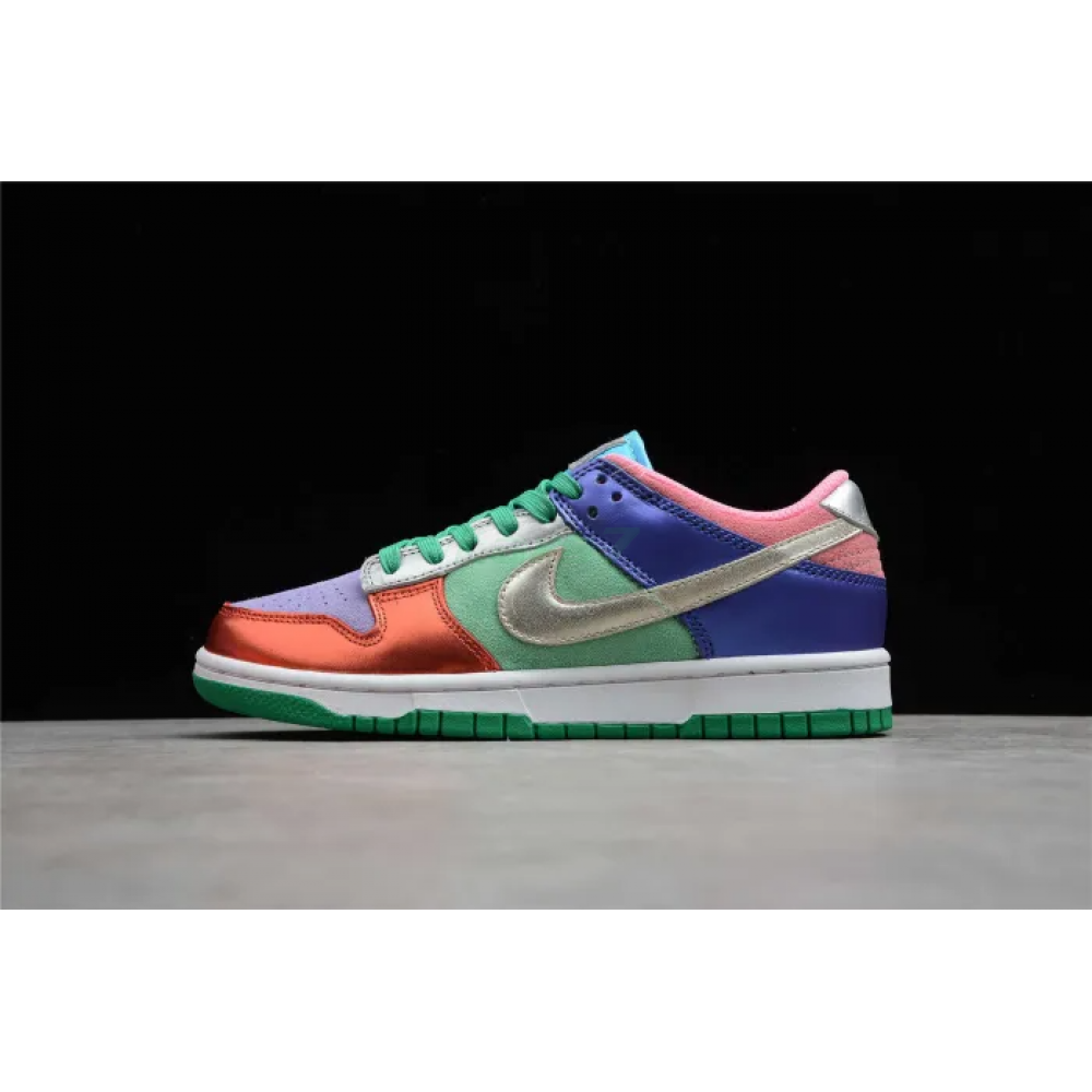 SB Dunk Low SE Sunset Pulse Silver