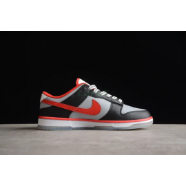 Cau x SB Dunk Low Negro Gris Rojo