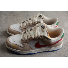 SB Dunk Low Blanco Rojo