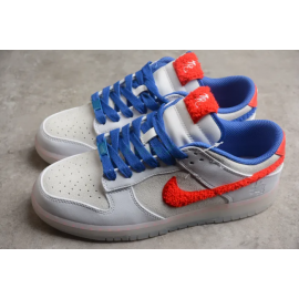 SB Dunk Low Año del Conejo Blanco Azul Rojo