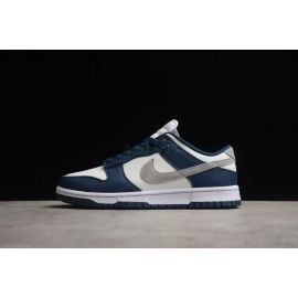 AIR SB Dunk Low Azul Oscuro Blanco