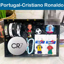 Conjunto de Muñeco regalo Fútbol Messi/Cristiano Ronaldo/Neymar 